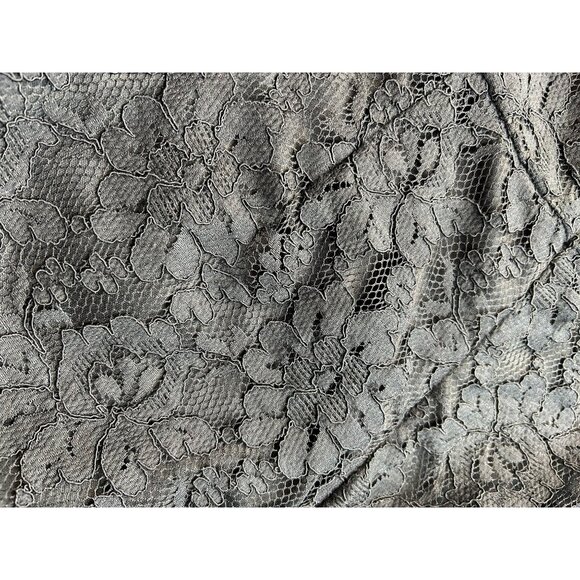 Ark & Co. Black Lace Romper With Mesh Neckline & Back Womens Size L - Picture 8 of 12